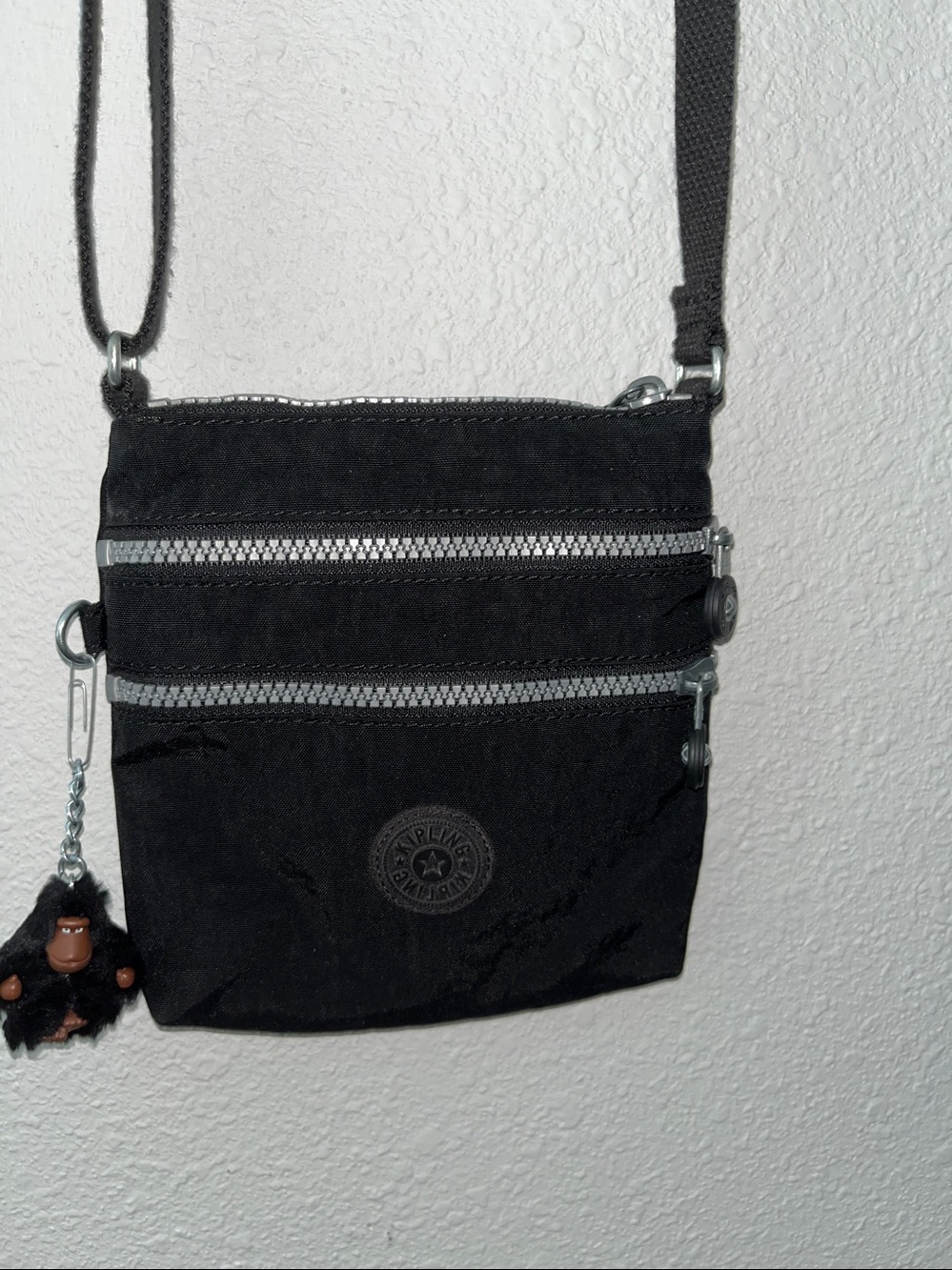 Kipling Black Crossbody Travel Bag Small Lightweight Shoulder Purse
Adjustable